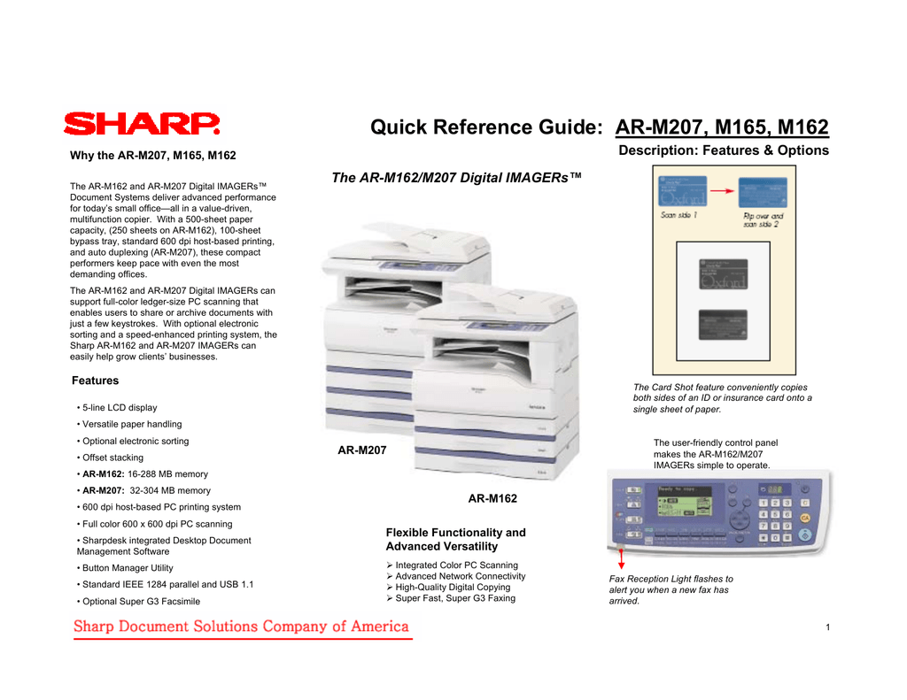 sharp ar-m165/ar-eb9 driver