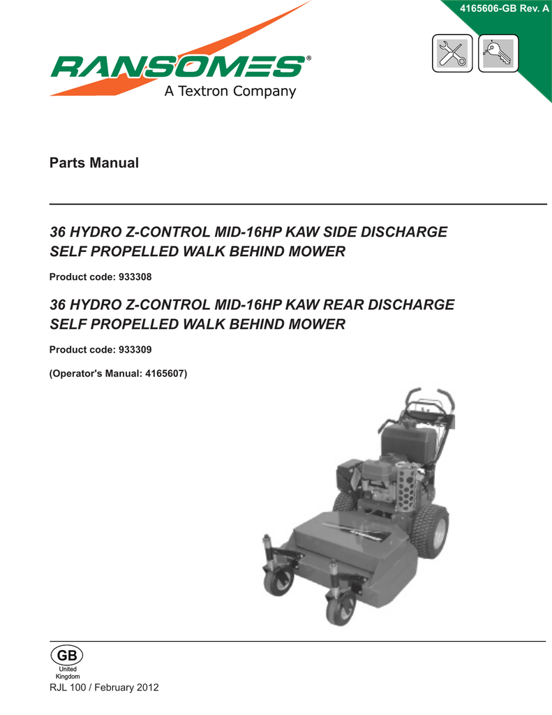 Bobcat Walk Behind Mower Parts Diagram | Reviewmotors.co