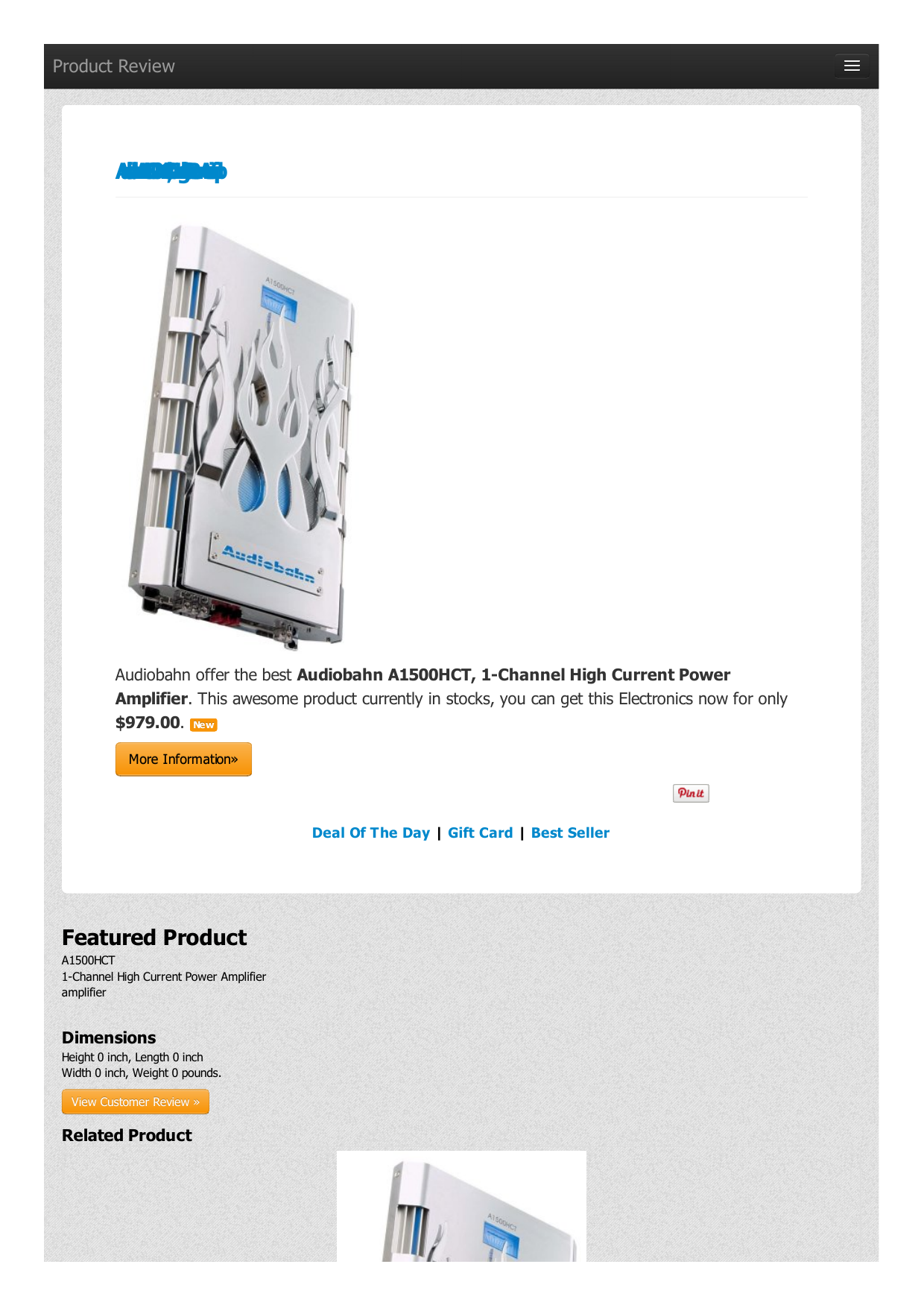 Audiobahn Aw1206t Specs | Wiring Corner