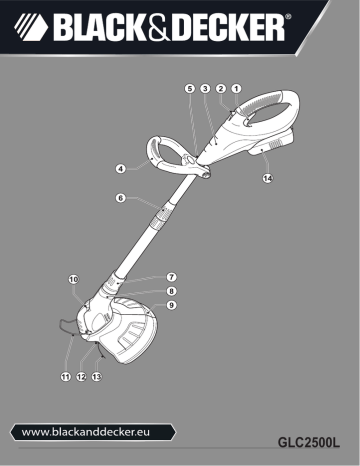 Black & Decker GLC2500L Cordless string trimmer type h2 Instruction manual | Manualzz