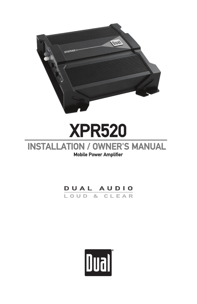 Page Of Dual Stereo Amplifier XPR520 User Guide, 46 OFF
