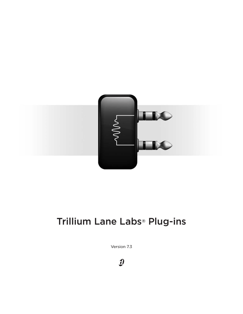 DigiDesign Trillium Lane Labs Plugins Specifications Manualzz
