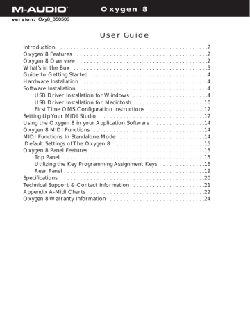 m audio midisport uno manual pdf