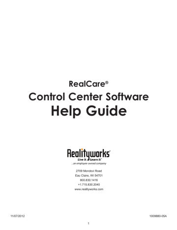 Control Center Software Program Window. Real Care Baby II-plus | Manualzz