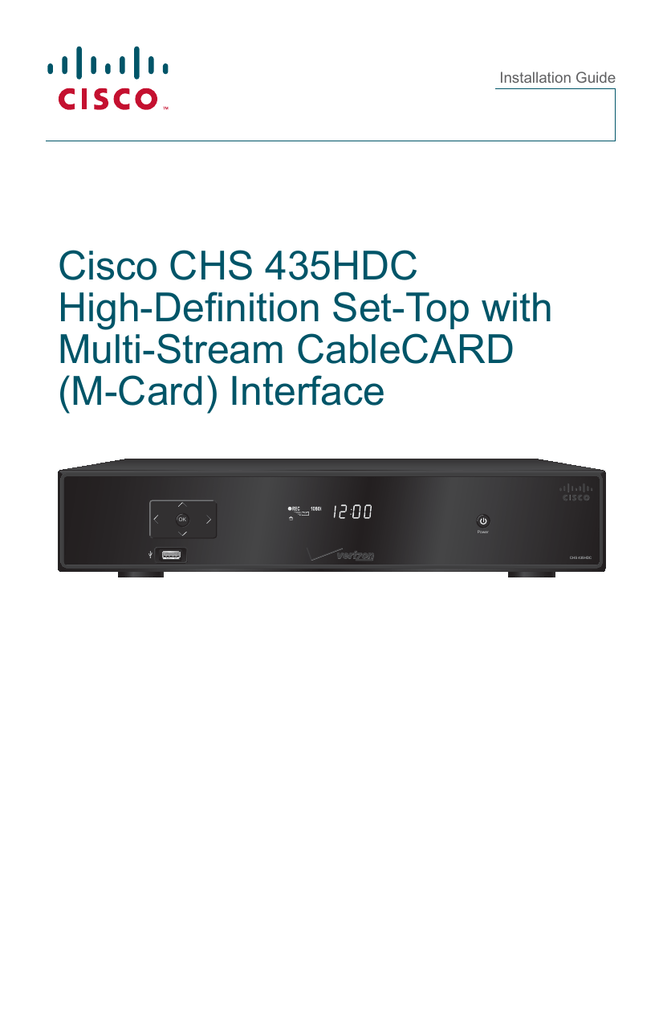 Cisco DVR Installation guide Manualzz