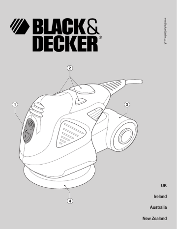 Black & Decker KA272 Orbital sander Instruction manual | Manualzz