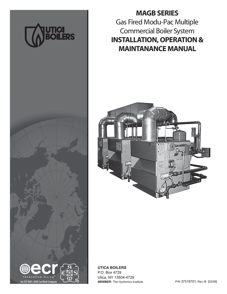 Utica Gasfired Boiler Installation manual Manualzz