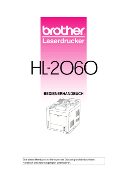 brother HL-2060 Handbuch