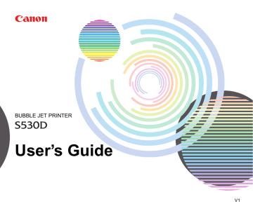 Canon S530D printer User's Guide | Manualzz