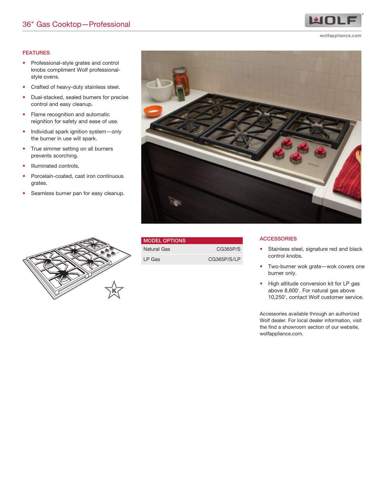 36 Gas Cooktop Professional Manualzz