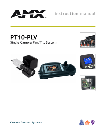 AMX PT10-PLV Instruction manual | Manualzz