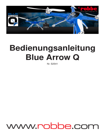 ROBBE | Benutzerhandbuch | Bedienungsanleitung Blue Arrow Q | Manualzz
