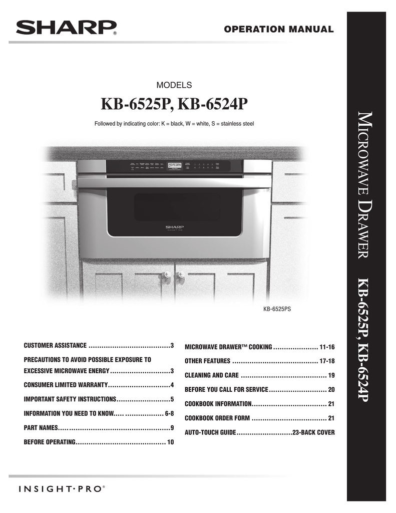 Sharp Kb6525ps Installation Manual Manualzz Com