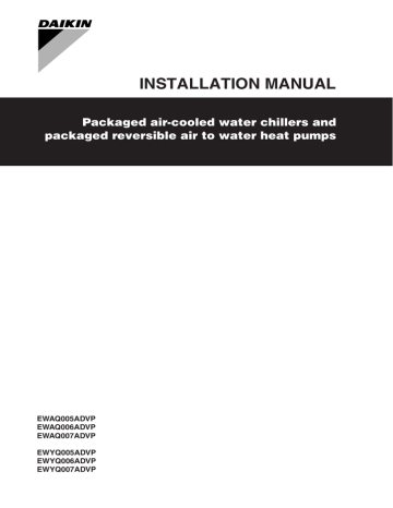 Daikin Ewaq007advp Installation Manual Manualzz