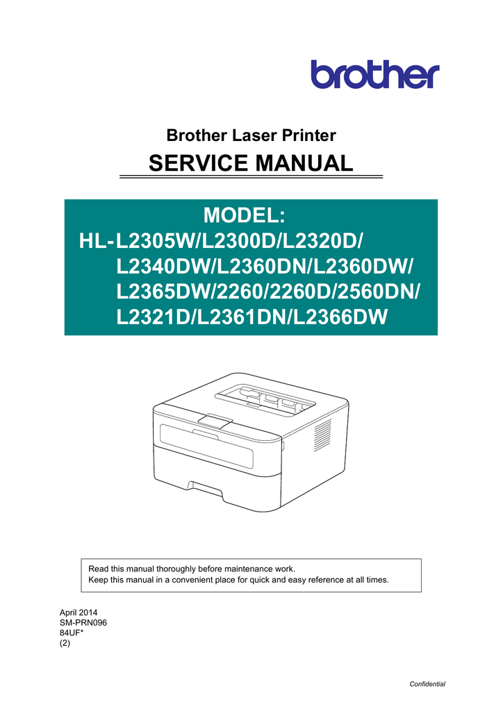 Brother Hl-l2320d User Manual Pdf