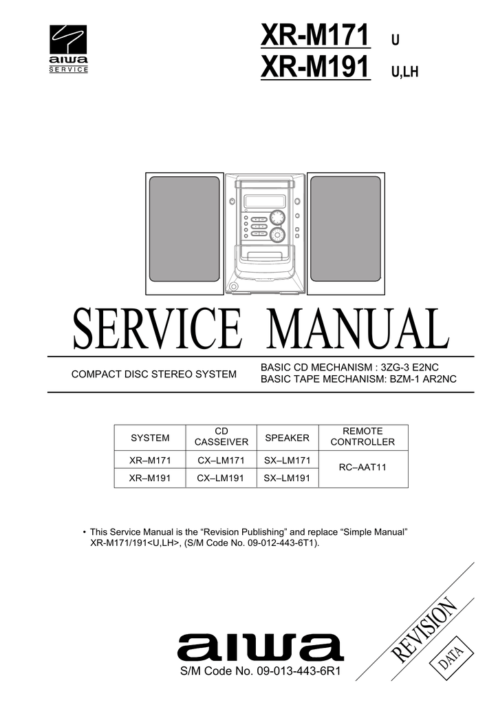 Aiwa XR-M171 Service manual | Manualzz