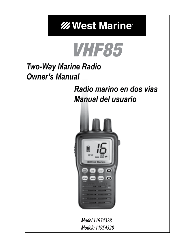 West Marine VHF85 Owner`s manual Manualzz