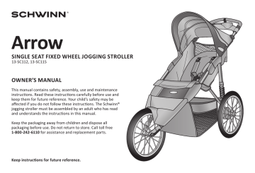 How to fold a schwinn sales jogging stroller