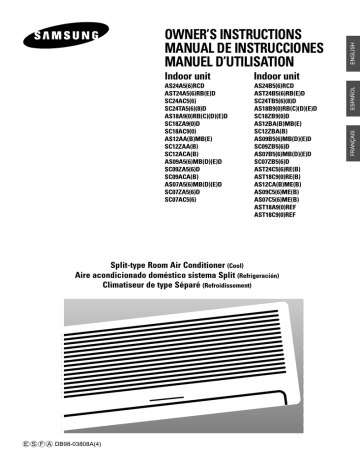 Samsung AS07A5(A6)MA Installation guide | Manualzz