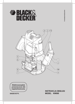 User manual Black & Decker KW900E (English - 16 pages)