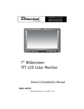 Directed Electronics VS102 Installation Guide | Manualzz