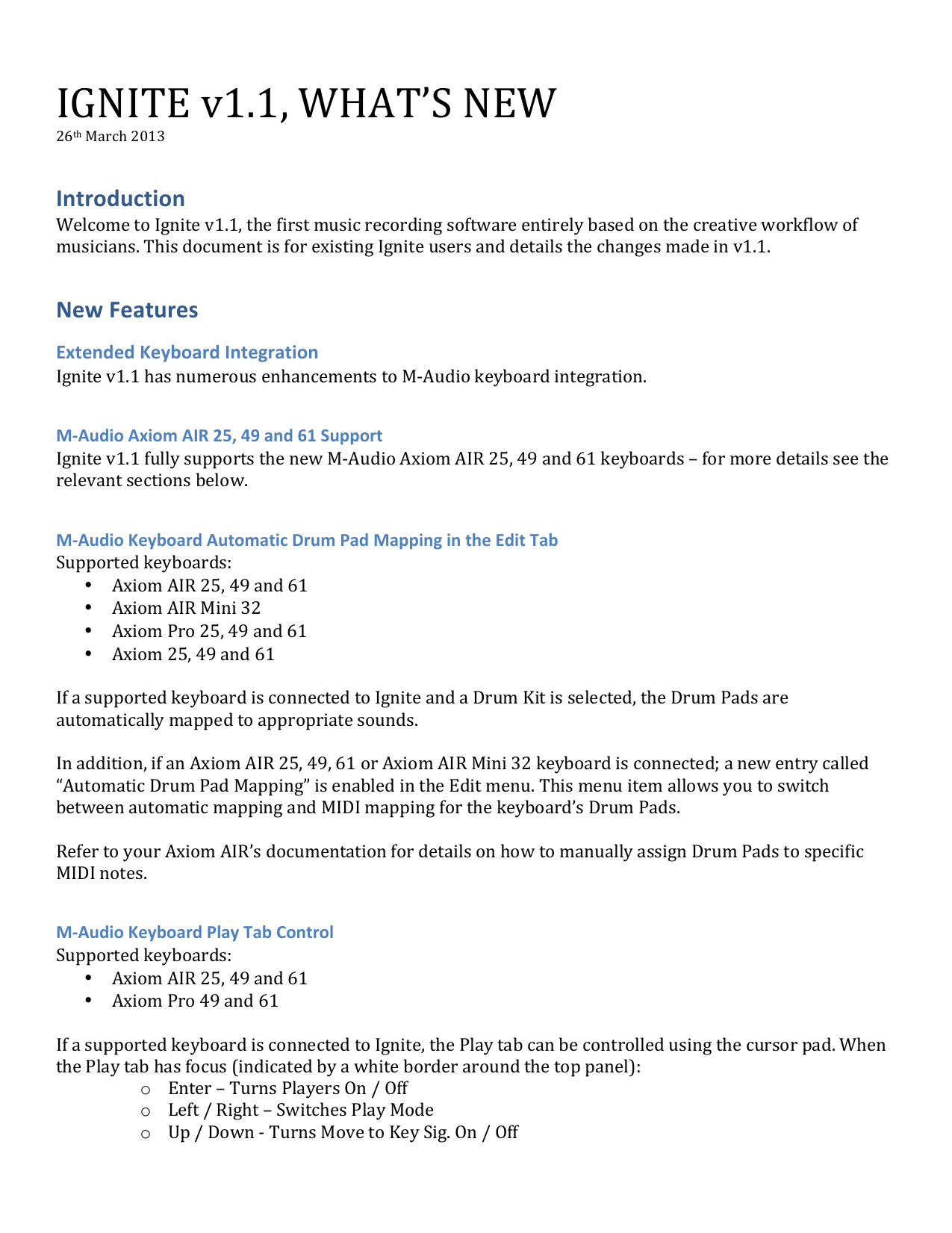 M Audio Axiom 25 49 61 User Manual Manualzz