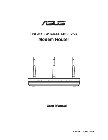 Asus DSL-N13 Owner's Manual | Manualzz