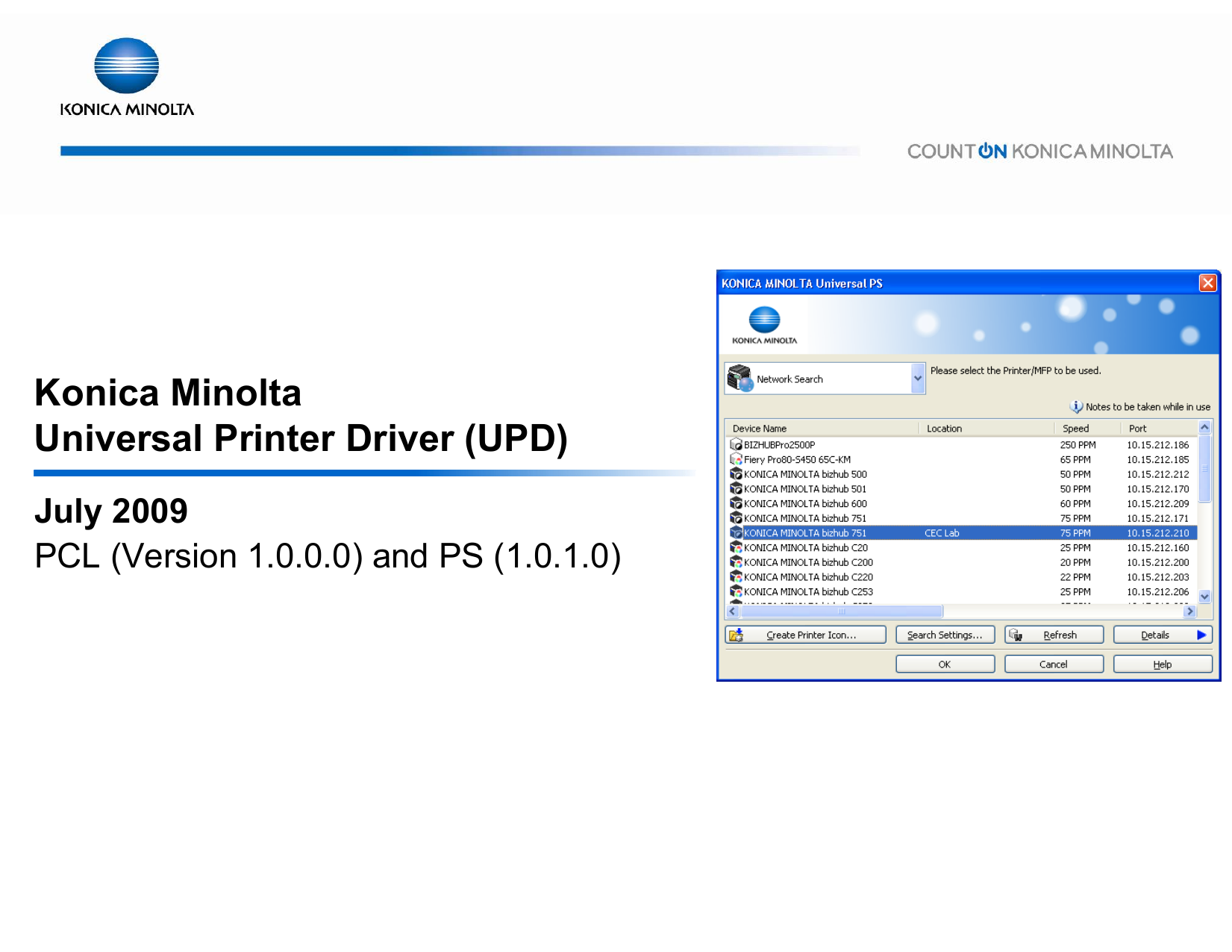Konica Minolta Bizhub C253 Driver Windows 10