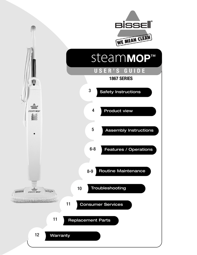 Bissell Steam Mop 1867 Strongly Reduced brunofuga.adv.br