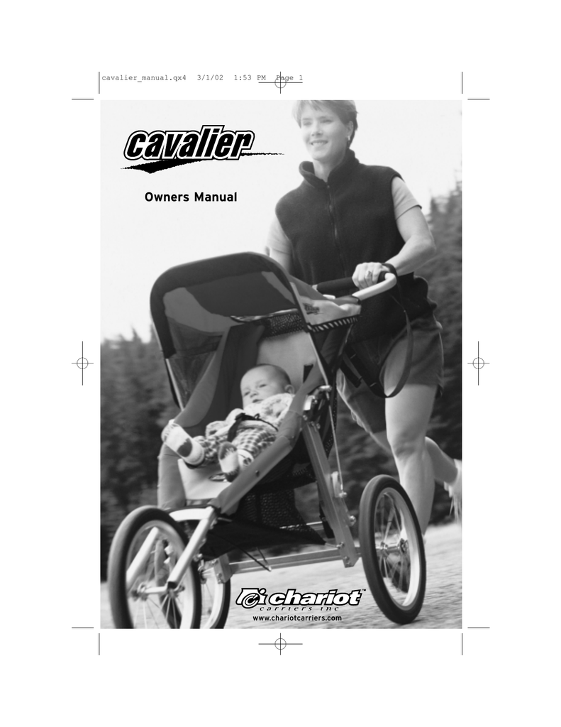 Chariot cavalier jogging stroller hotsell