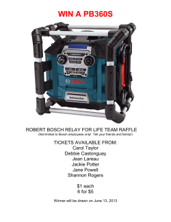 Bosch Pb360s Operating Instructions User Guide User Manual Manualzz Com