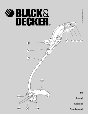 Black & Decker Belt strimmer trimmer gl701 gl710 gl716 gl720 gl741 