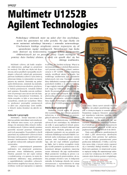 Agilent Technologies U1252b Datasheet User Manual Manualzz Com