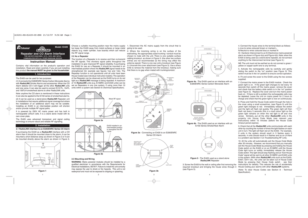 Aico Carbon Monoxide Alarms 260 Series Instruction Manual Manualzz