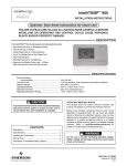 Comverge IntelliTEMP 900 Installation Instructions