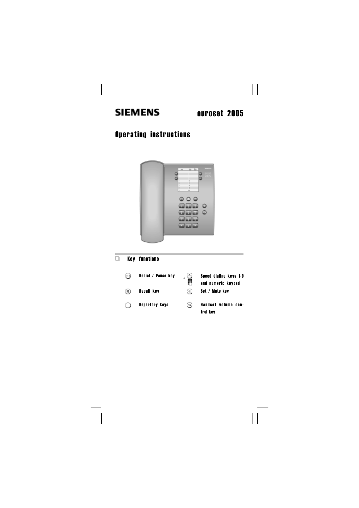 Siemens vdo download key manual