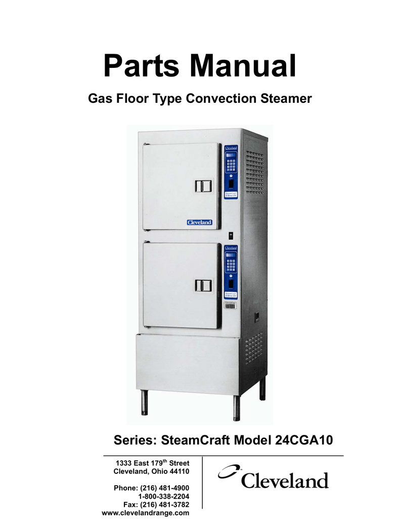 Cleveland 24-CGA-10, 24CGA10 User manual | Manualzz