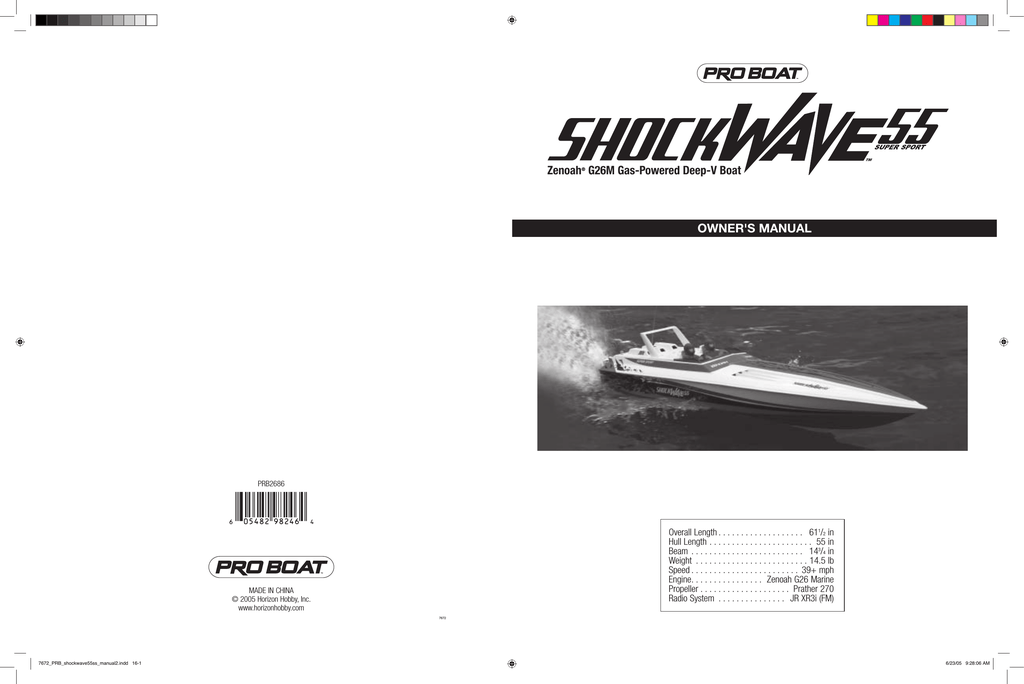 shockwave 26 rc boat