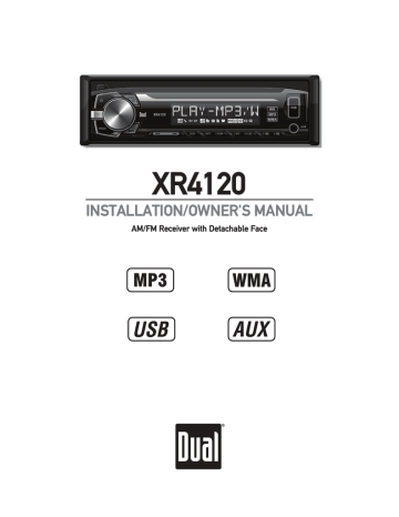 Dual XR4120 Owner`s manual | Manualzz