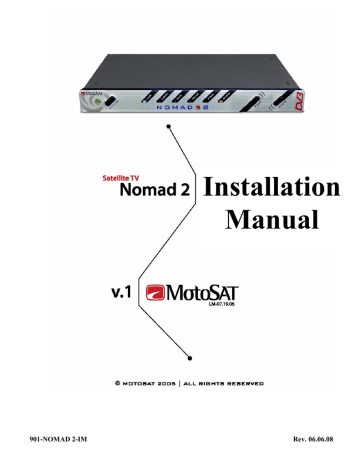 MotoSAT Nomad 2 Specifications | Manualzz