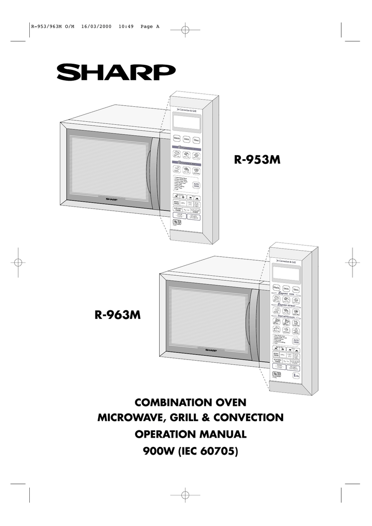 Sharp Carousel Microwave Manual Pdf