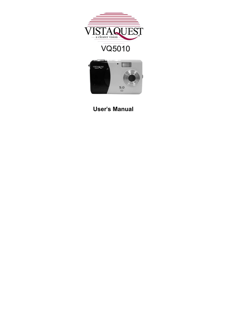 Vistaquest Vq 5010 User S Manual Manualzz Com