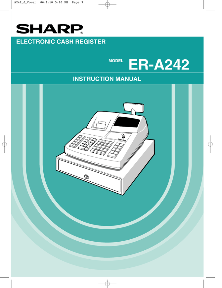 Sharp Er A170 Instruction Manual Manualzz