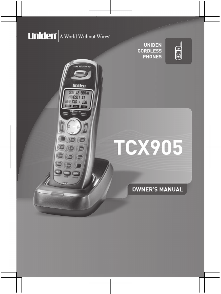 uniden 5.8 ghz cordless handset base for tru9460 tru9465 tru9480 tru9485 tru9488