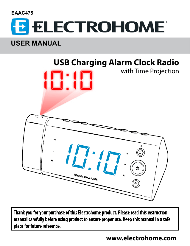 Electrohome 22 User manual Manualzz