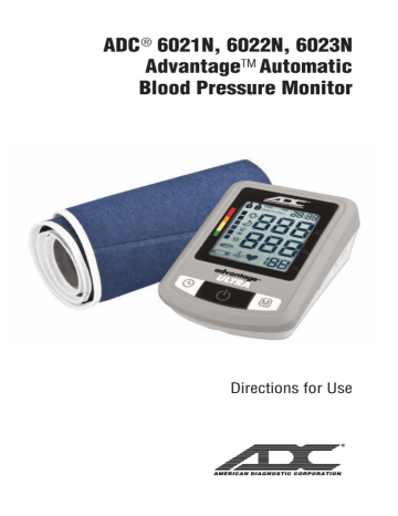 ADC 6021NSA Advantage Digital Blood Pressure Monitor-Small Adult