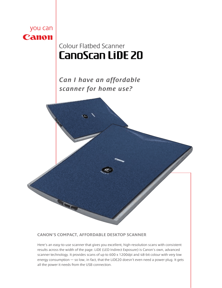 ocr software for canon lide 60