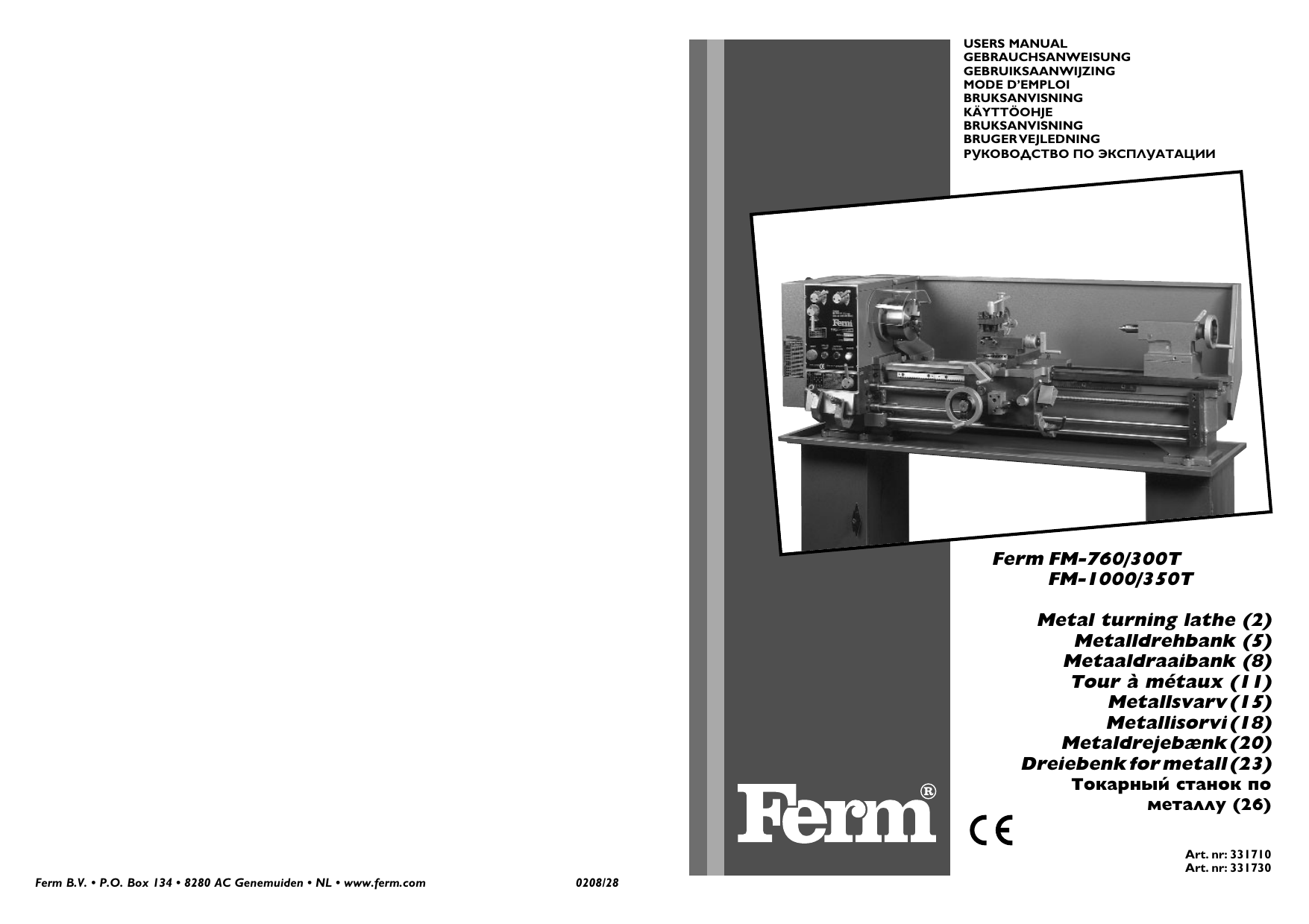 Ferm Blm1003 Blm1004 Fm760 User Manual Manualzz