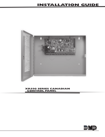 Digital Monitoring Products Canadain XR500 Installation guide | Manualzz