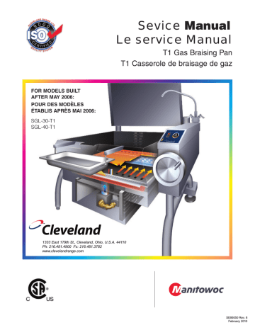 Cleveland SGL-40-T1 Service manual | Manualzz
